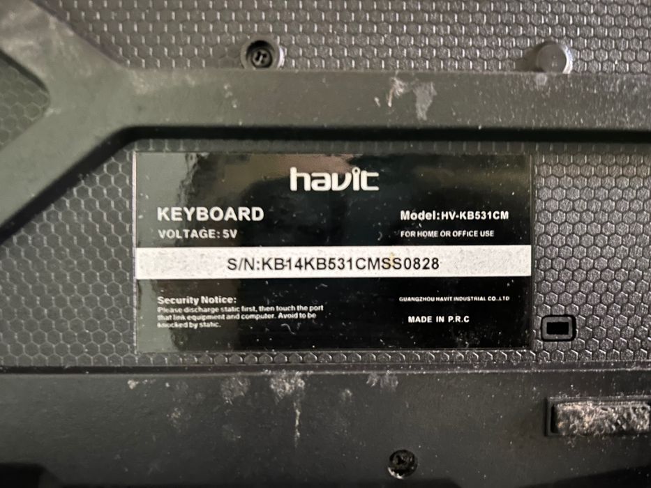 Havit клавиатура | МОДЕЛ: kb531cm