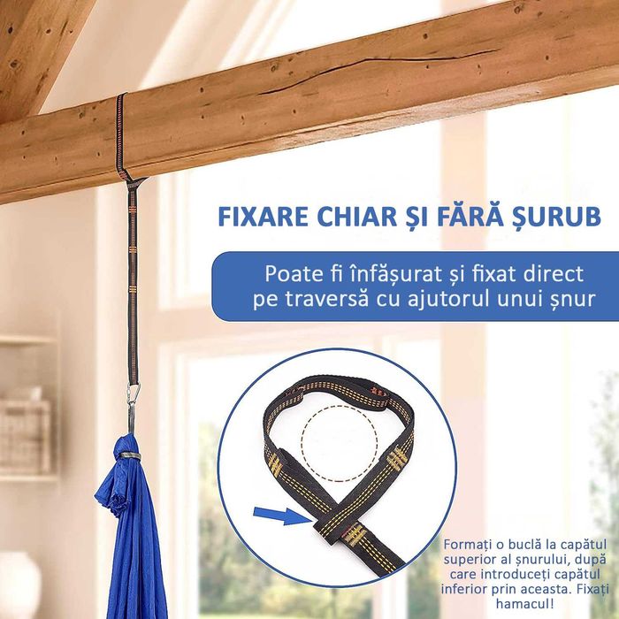 Hamac elastic, leagan copii, pentru terapie, kit complet, OBRALIX®