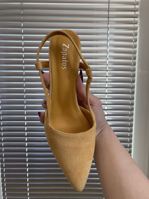 Сандали от еко велур