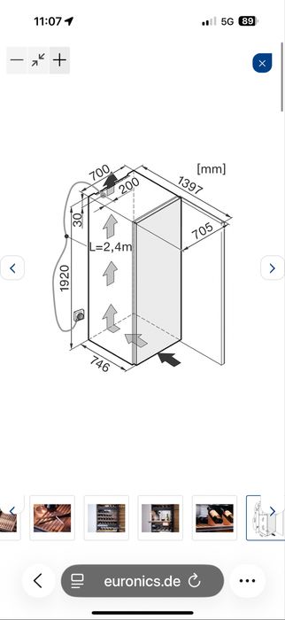 Miele Витрина /охладител /три зони от 5’с Перфектна GERMANY Гаранция