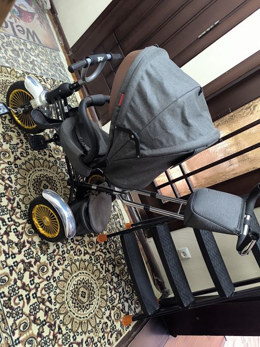 Коляска велосипед