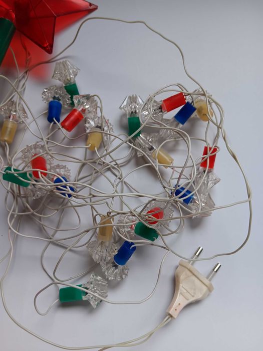 Instalatie veche pom de iarna, de craciun, perioada comunista RSR