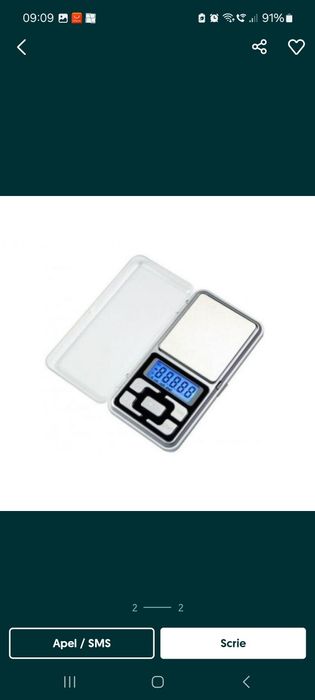 Cantar bijuterii cu precizie 0.1 - 200 grame