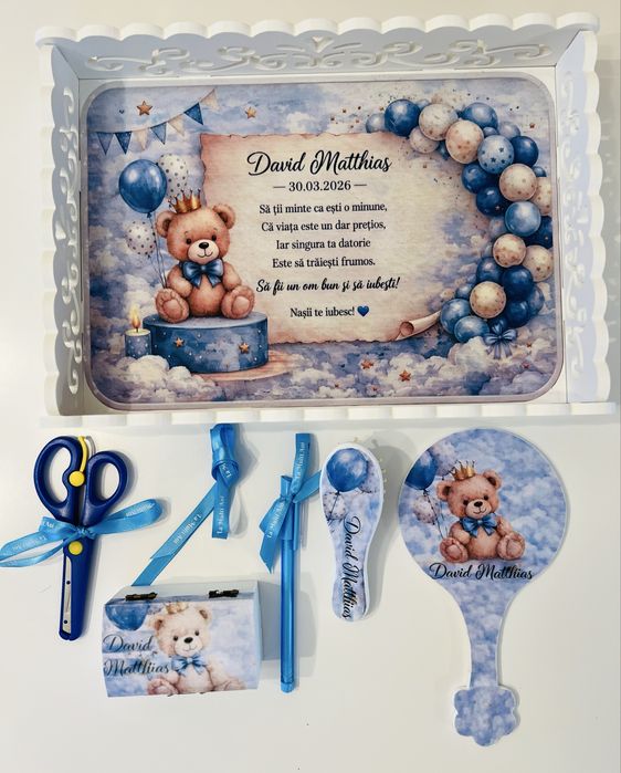 Set 7 piese Tavite Mot / Turta