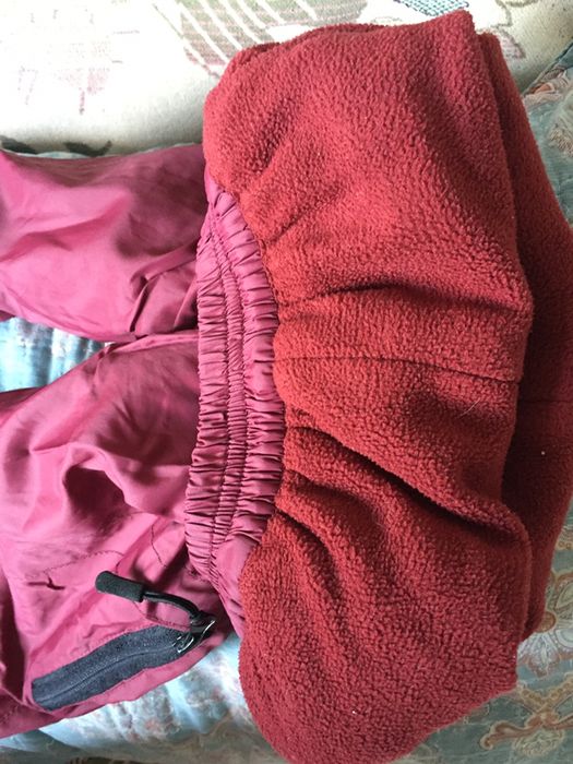 Брюки на флисовом подкладе на девочку