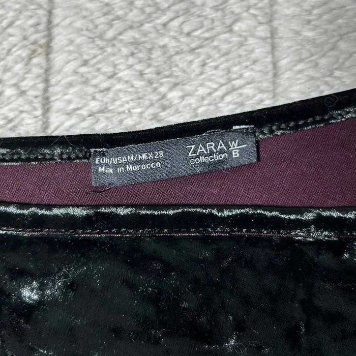 Body negru mătăsos Zara