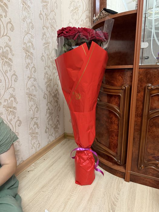 Свежий роза 1 метр