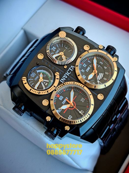 INVICTA Zulu black 54 mm, Инвикта нов ръчен часовник