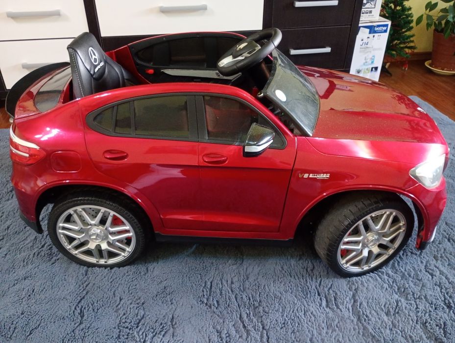 Masinuta electrica cu telecomanda 4x4 Mercedes-Benz GLC 63 Amg Rosu