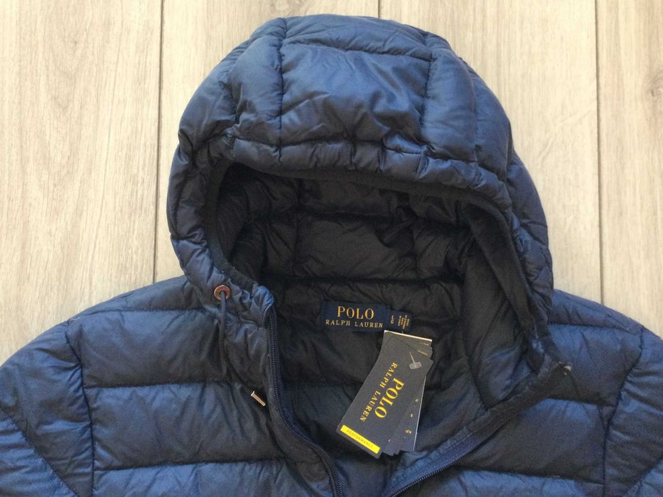 НОВО оригинално синьо пухено яке POLO RALPH LAUREN размер L от САЩ