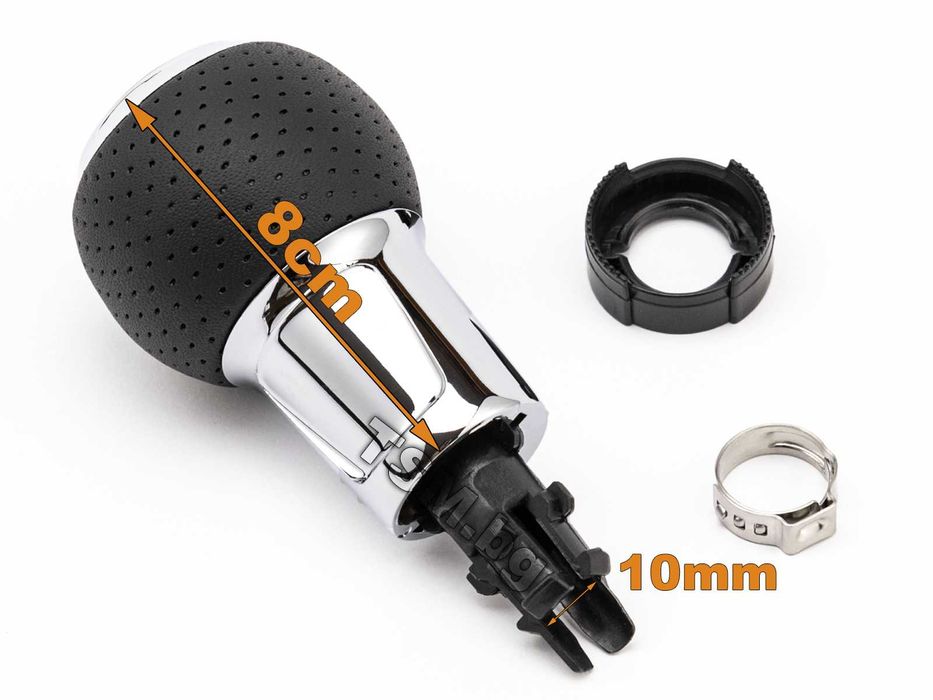 Кожена Топка Скоростен Лост за AUDI A3 S3 8P 8V АУДИ А3 8П 8В S-Line