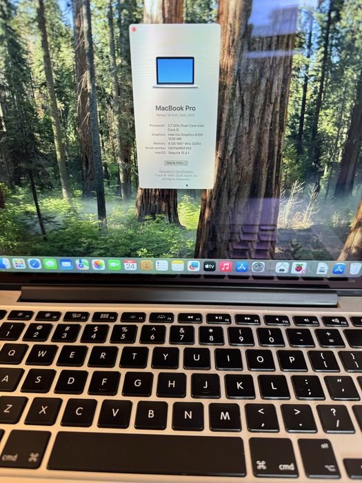 MacBook Pro 13 inch early 2015 i5 8GB 512SSD A1502 18 cicluri