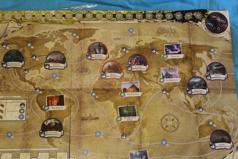 Arkham Horror 2nd/3rd editions, Eldritch Horror, 7 Wonders Duel