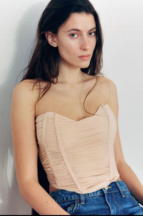 Тюлен топ тип корсет Zara, М размер