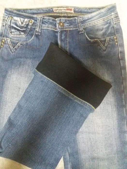 Джинсы утепленные