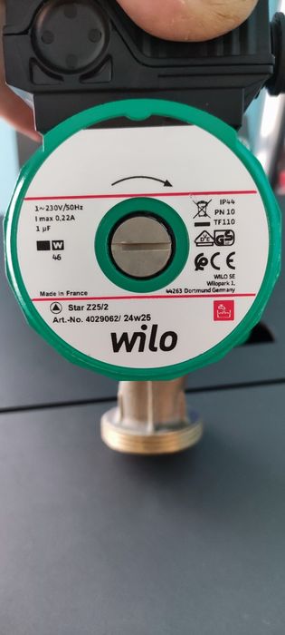 Рециркулационна помпа WILO STAR-Z 25/2