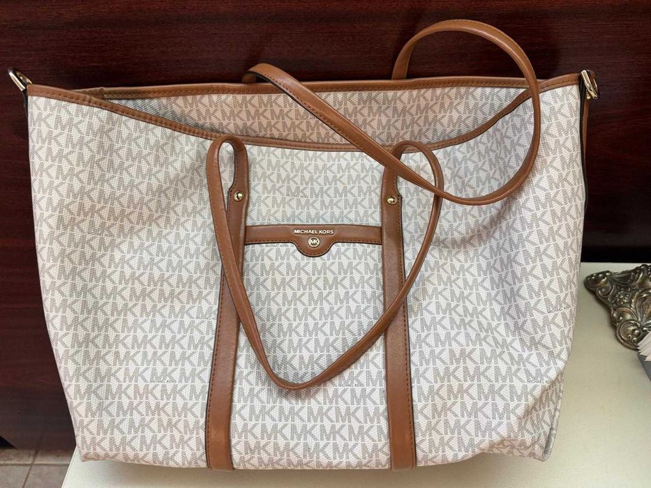 Geanta de piele naturala, canvas, bumbac-Stella McCartney, Michael Kors, Karl Lagerfeld, Guess