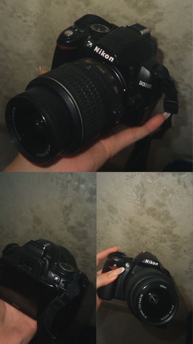 Продаю почти новый фотоаппарат Nikon D3000