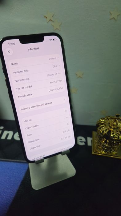 iPhone 13 Pro 256GB Baterie Originala:77%.Preṭ fix!