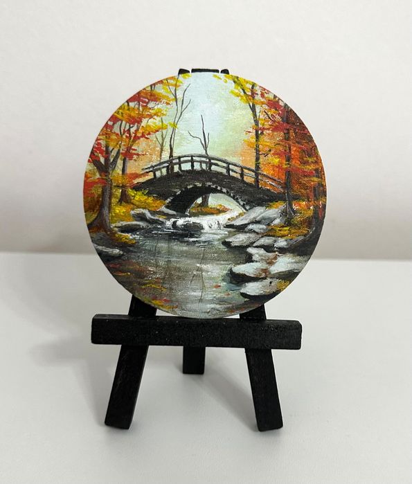 Mini tablouri pictate manual