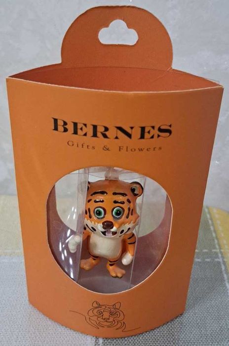 Брелок тигрёнок сувенир, новый. Bernes.