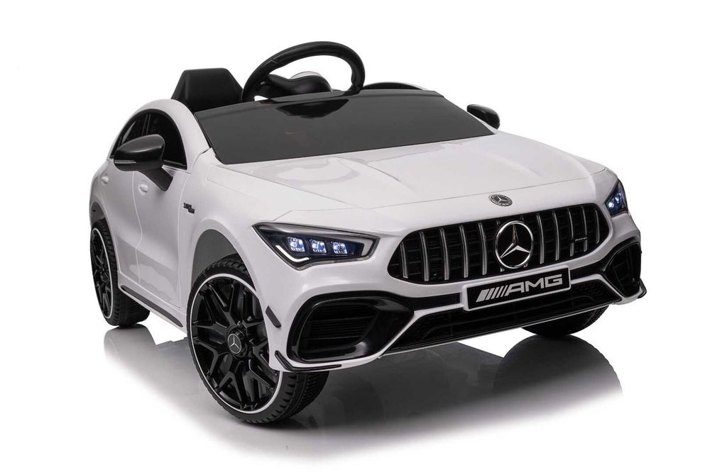 Акумулаторен КОЛА CLA45s 4X4 12V батерия,MP3,с меки гуми