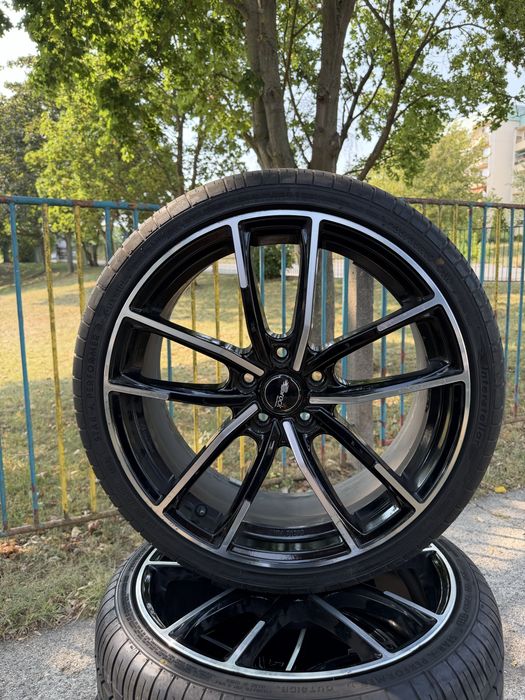 Jante Aliaj Brock B38 R19 5x112 + Anvelope Vară NOI 225/35 R19