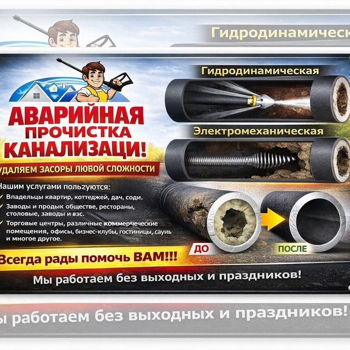 Канализация тозалаш хизмати чистка канализации аппаратом