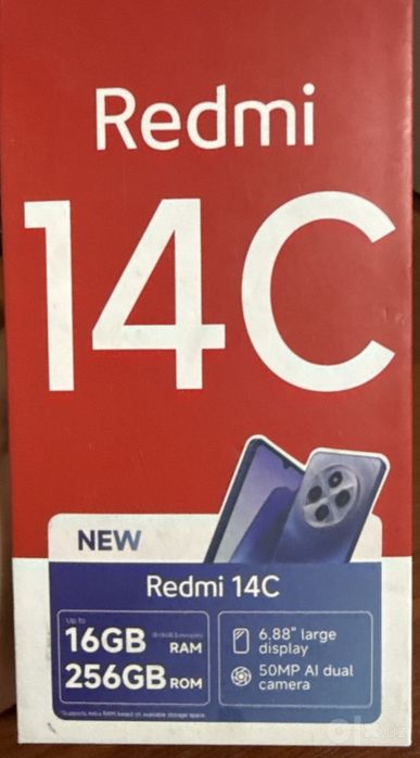 Redmi 14 C operativ xotirasi 8 GB xotirasi 256Gb srochna sotiladi