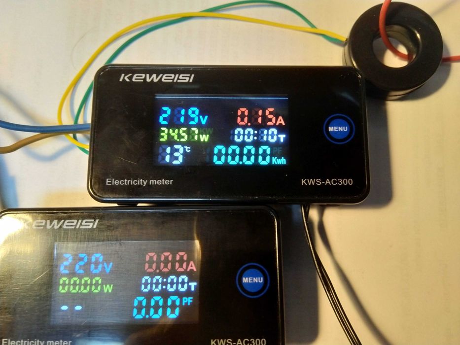Контролен електромер изчисляване на електроенерия , връзка с телефон