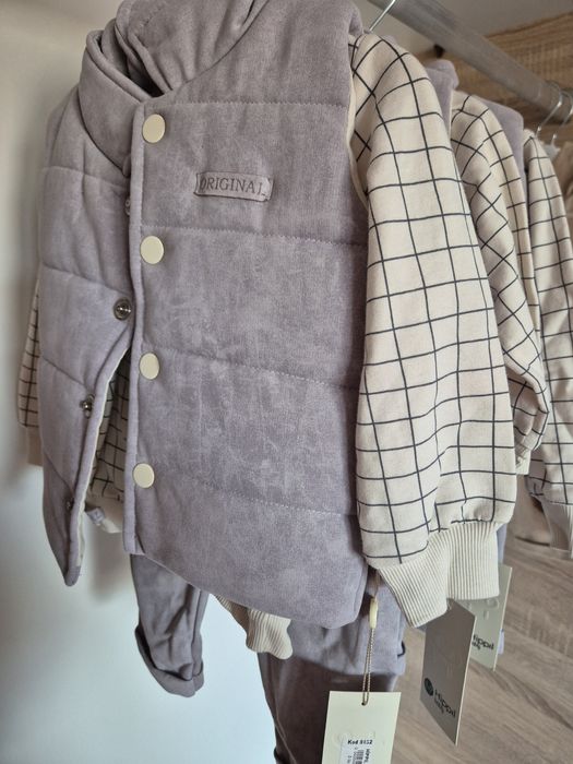 Памучни комплекти от три части за момче