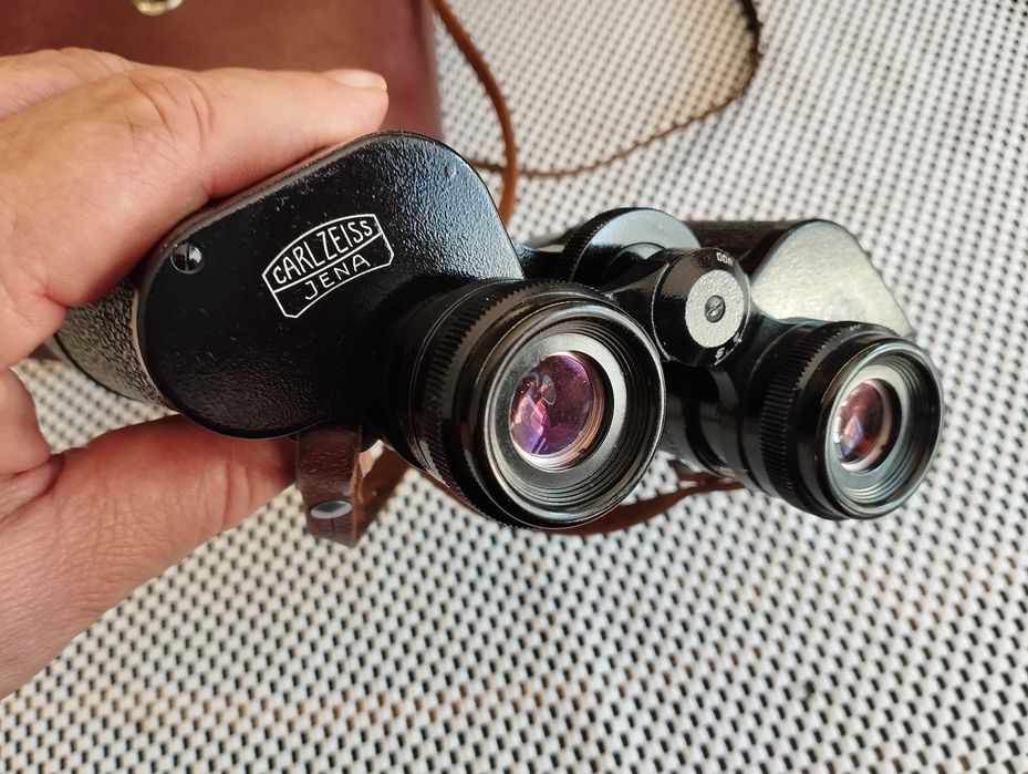 ТОП Бинокъл Carl Zeiss Jena-JENOPTEM-MULTI-COATED -10 х 50W-ГДР--като  НОВ