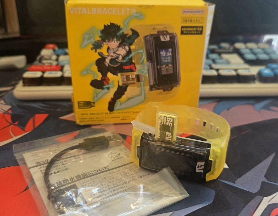 Рядък японски Bandai Vital Bracelet BE My Hero Academia Special Set.