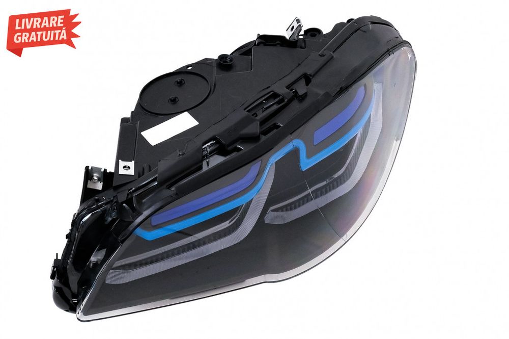 Faruri Full LED BMW F10 F11 5 Seria (2011-2013) cu Xenon Conversie la