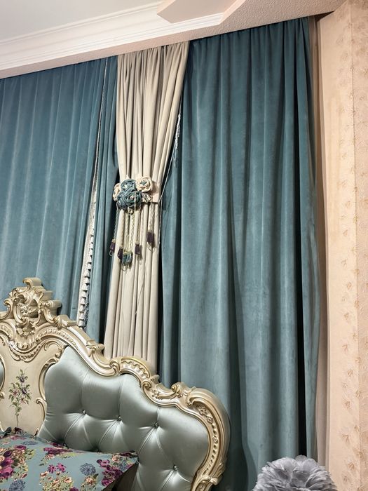 Веллюровый парда (тюл, зашитка)