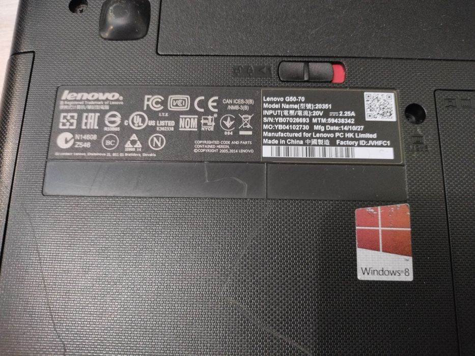 Ноутбук Lenovo g50-70