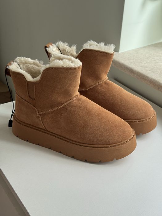 Нови боти естествен велур