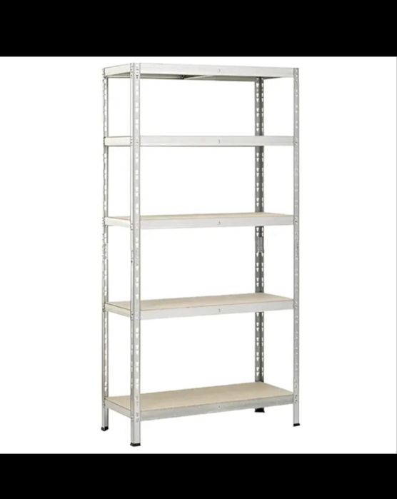 3 броя метален стелаж 90х40х180 см, 5 рафта - Regalux