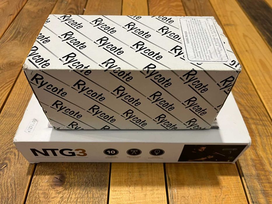 RØDE NTG3 професионален микрофон + Rycote Dead Cat - като нови