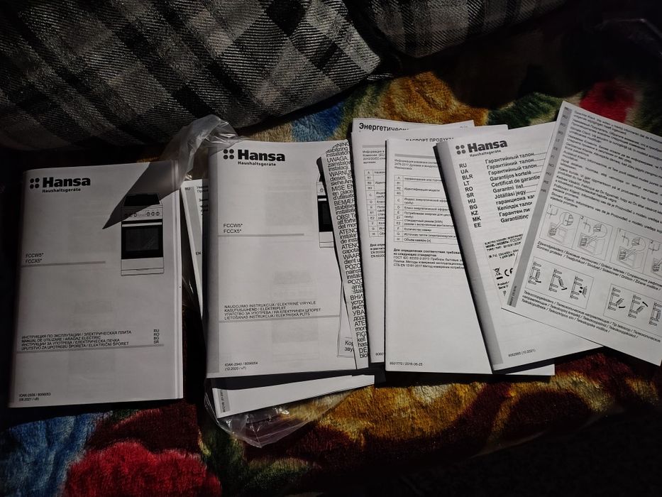 Печь  плита Hansa