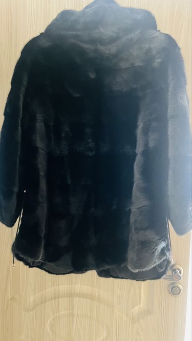 Шуба норковая черный бриллиант