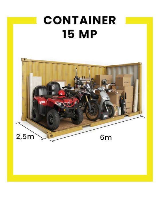 Spatiu depozitare individuala, boxa, containere self storage, garaje