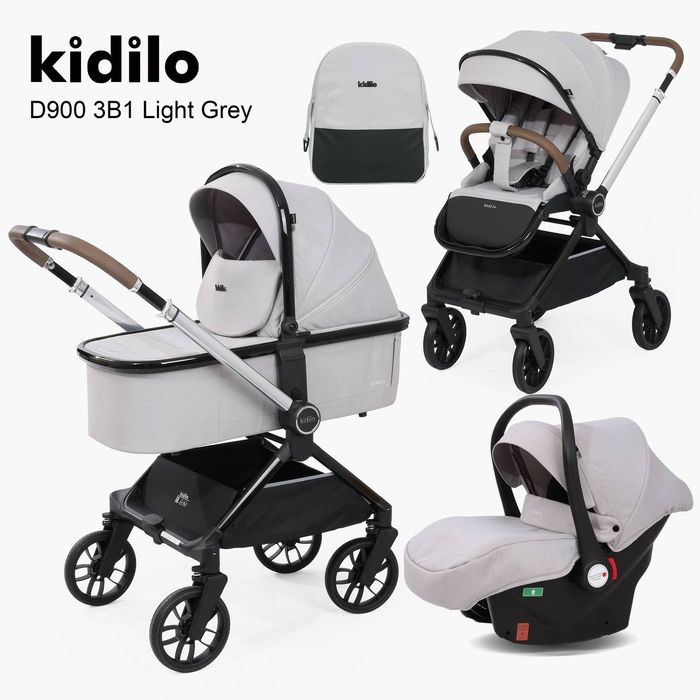 Kidilo D900. 3v1 kalyaska