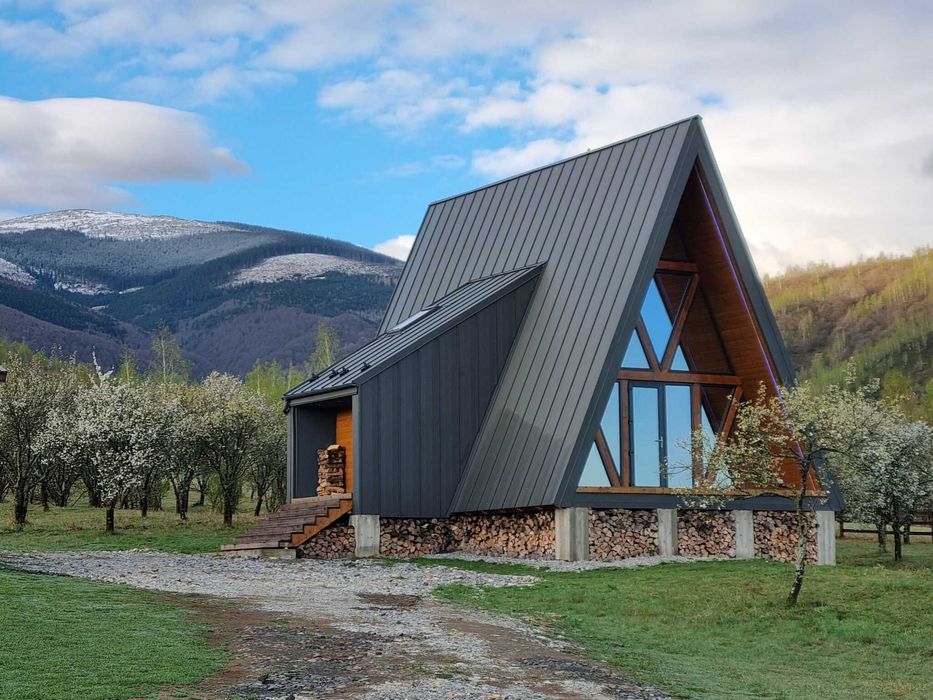 Cabane din lemn A-Frame