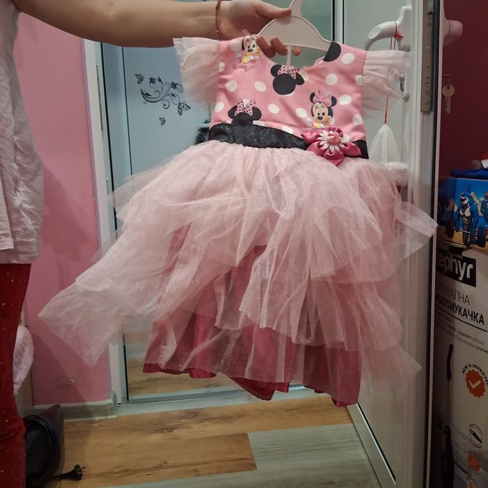 Рокля мини маус за 1г