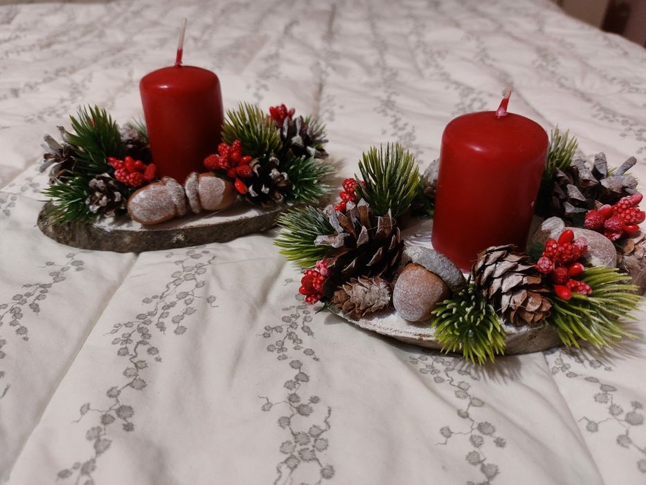 Коледни свещници