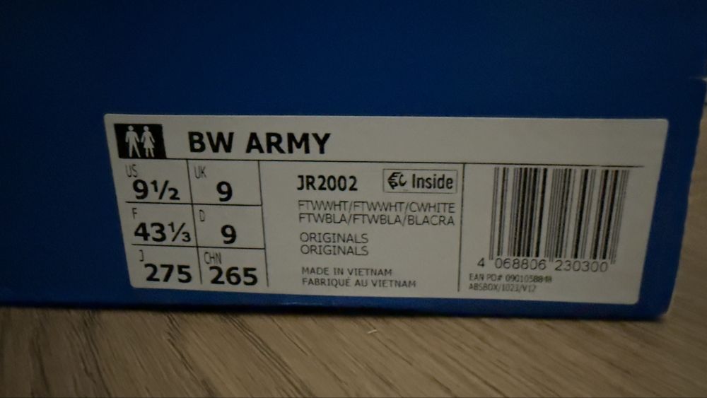 Adidas Bw Army White