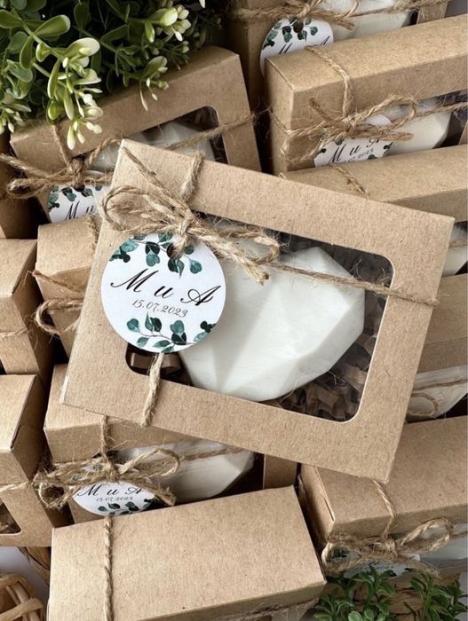 Презент( Тойбастар ) на каждого гостя в виде Сердца из мыла