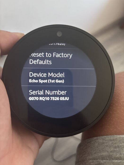 Boxa inteligenta Amazon echo spot gen 1 cu display
