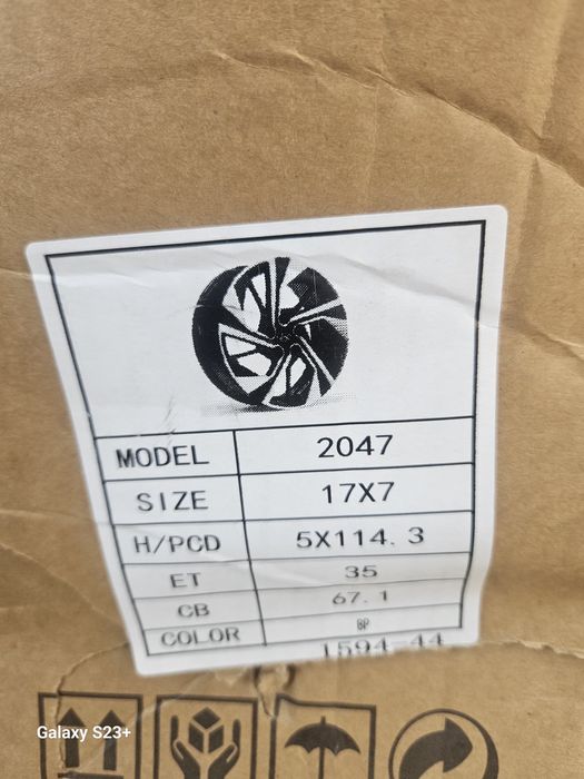 Новые диски на R17 5*114